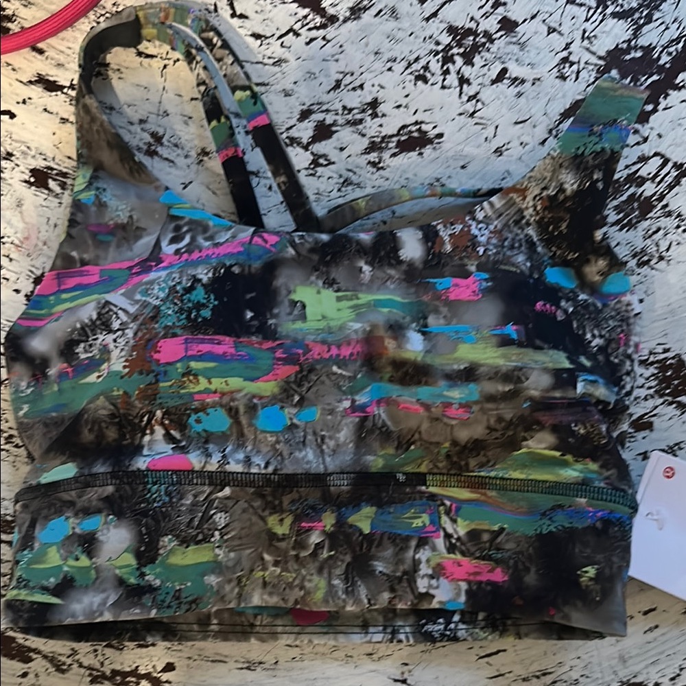 lululemon athletica Multicolor Abstract Print Top BRAND NEW WITH TAGS!